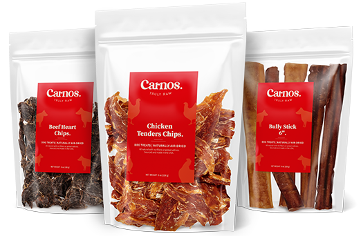 Carnos Naturally Air-Dried Raw Treats